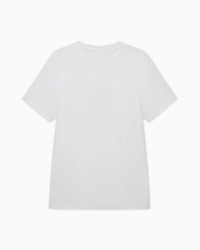Armani Exchange Essential Short Sleeve Side Logo Patch T-Shirt, White, XXL Men, White, XXL