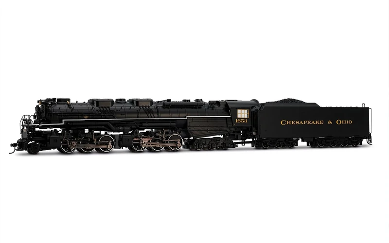 Rivarossi HR2952S Cheseapeake & Ohio, articulated steam locomotive 2-6-6-6 "Allegheny", #1653, with DCC sound decoder, Steam Locomotive