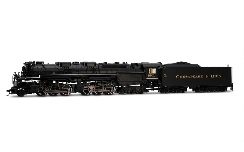 Rivarossi HR2950 Cheseapeake & Ohio, articulated steam locomotive 2-6-6-6 "Allegheny", #1601, Steam Locomotive, Black