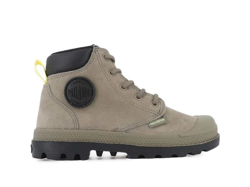 Palladium Pampa Hi Cuff Wp Oz Ankle Boot, Grey, 0 UK