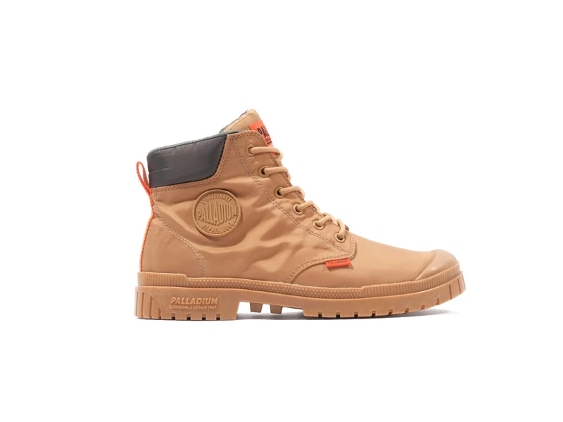 Palladium Mixed Pampa SP20 Cuff WP+ Boot, Brown, 5 UK, Brown, 6 UK