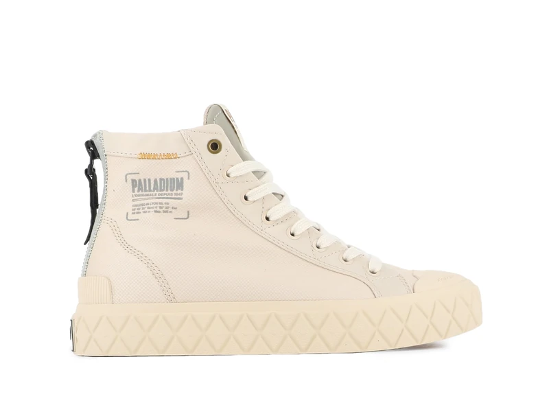 Palladium Unisex Palla ACE Detroit Trainer, Beige, 8 UK, Beige, 9 UK - Image 1