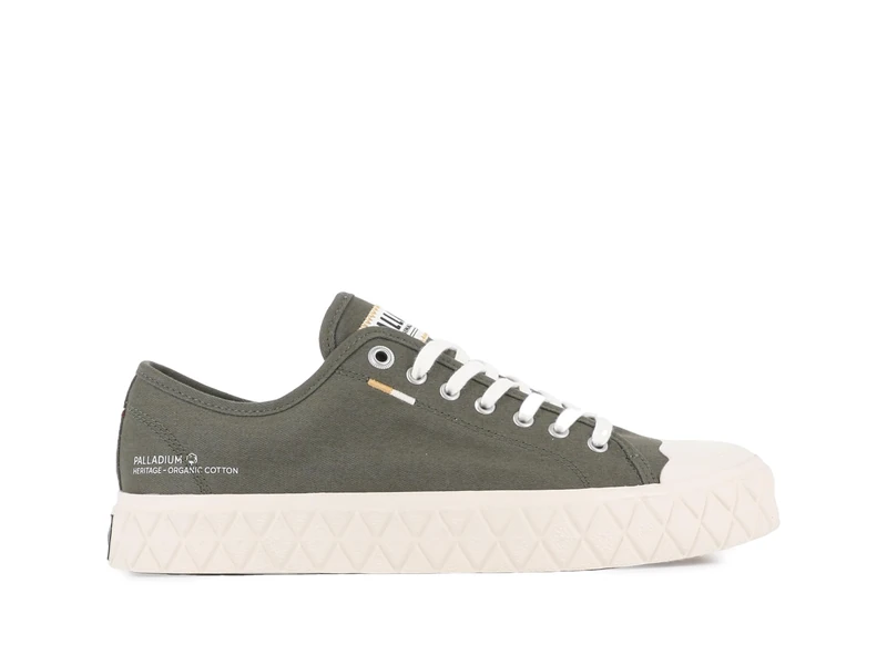 Palladium Mixed Palla ACE CVS ORG Basket, Green, 46 EU, Green, 11.5 UK