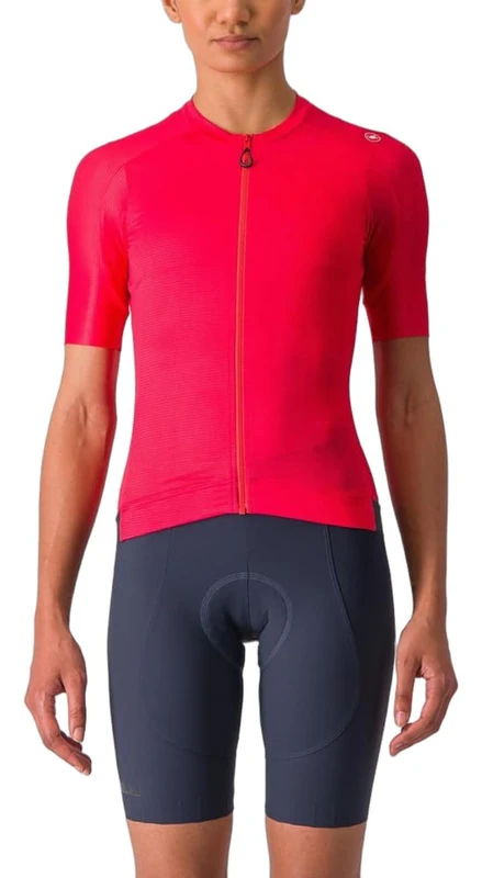 CASTELLI Espresso Jersey - Women's, Hibiscus/Dark Gray, XS