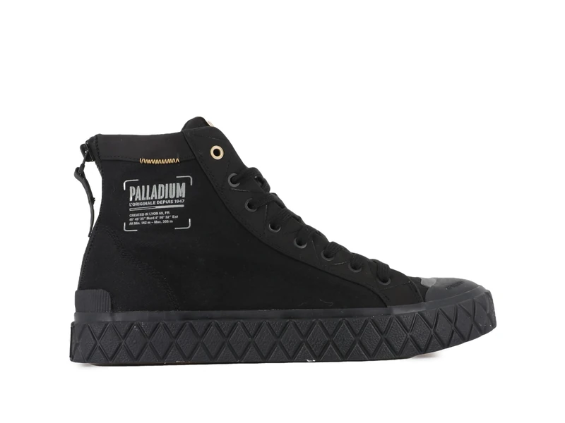 Palladium Unisex Palla Ace Detroit Sneaker, Black, 9 UK - Image 1