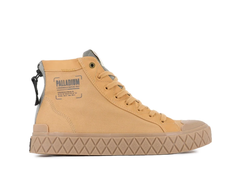 Palladium Unisex Palla Ace Detroit Sneaker, Beige, 9.5 UK