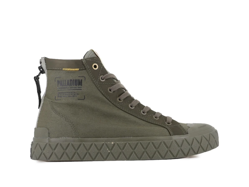 Palladium Mixed Palla Ace Detroit, Green, 9 UK