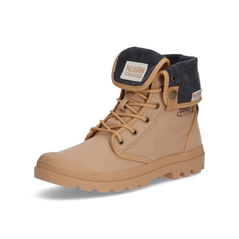 Palladium Mixed Baggy Michigan Ankle Boot, beige, 8.5 UK