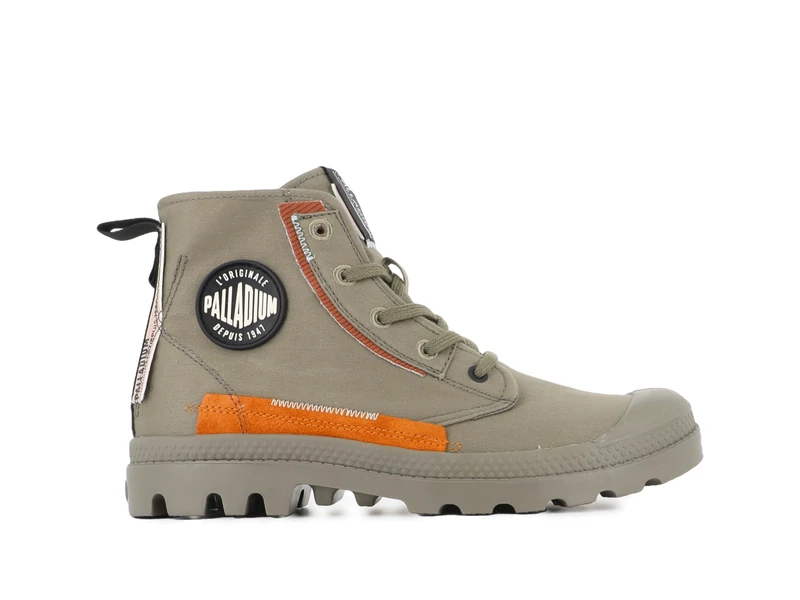 Palladium Women's Pampa Underlayer Trainers, Brown, 5.5 UK