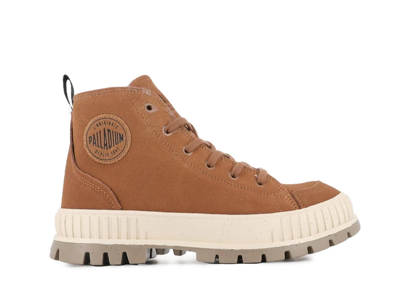 Palladium Unisex Pallashock Zip Warm Ankle Boot, Brown, 8 UK