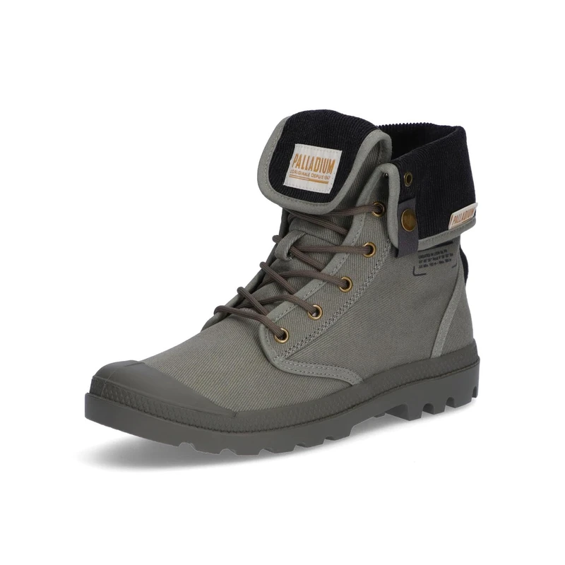 Palladium Mixed Baggy Michigan Ankle Boot, Green, 6 UK