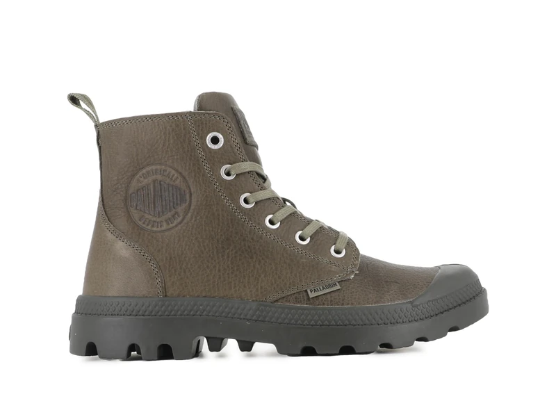 Palladium Unisex Pampa Zip LTH Ess Ankle Boot, Brown, 4 UK