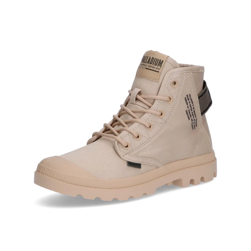 Palladium Mixed Pampa Hi Dare II Ankle Boot, Beige, 5 UK