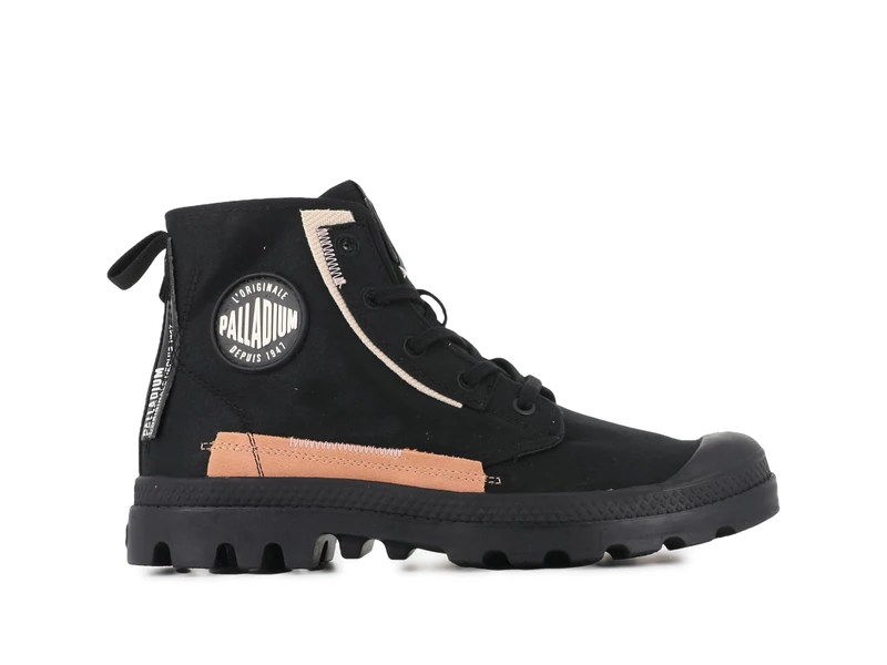 Palladium Women's Pampa Underlayer Ankle Boot, Black, 6.5 UK