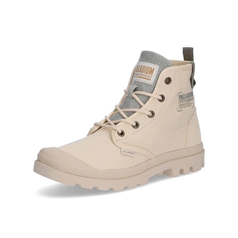 Palladium Mixed Pampa Michigan Ankle Boot, Off-White, 12.5 UK