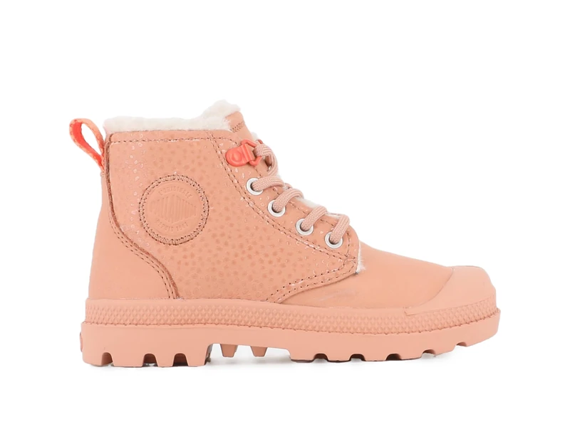 Palladium Pampa Zip Wl Ankle Boot, Pink, 1 UK