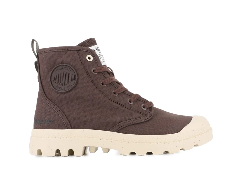 Palladium Pampa Hi Zip Organic Ankle Boots Unisex, Brown, 9.5 UK
