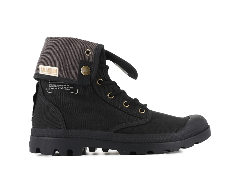 Palladium Mixed Baggy Michigan Ankle Boot, Black, 6 UK