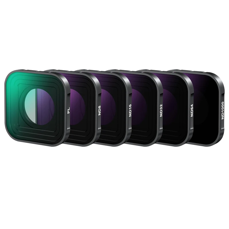NEEWER CPL ND Filter Compatible with GoPro Hero 13 12 11 10 9 Black, 6 Pack CPL ND8 ND16 ND32 ND64 ND1000 HD Multicoated Slim Neutral Density Circular Polarizer Action Camera Filter Kit, FL-GP10