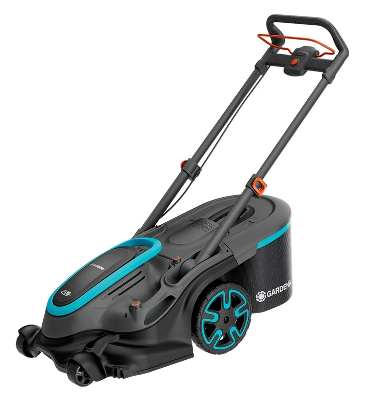 GARDENA PowerMax Duo 46/36V Dual Blade High Performance Lawn Mower with P4A Battery