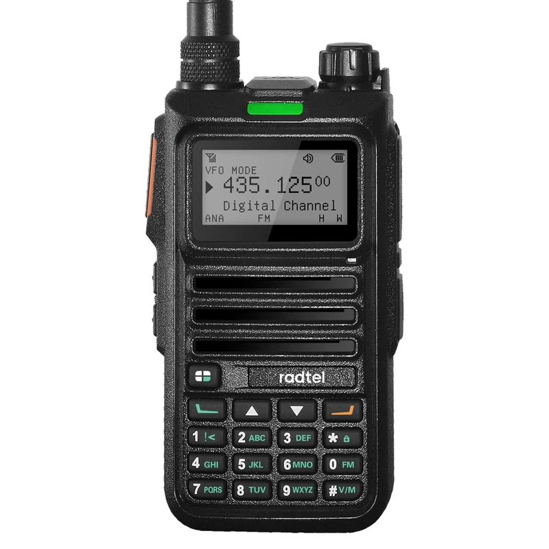 Radtel RT-4D DMR Radio 1024 Channels Walkie Talkie, Dual Band Dual Mode Analog/Digital Two Way Radio, Dual Time Slot Tier 1+2, Ham Radio UHF VHF Spectrum