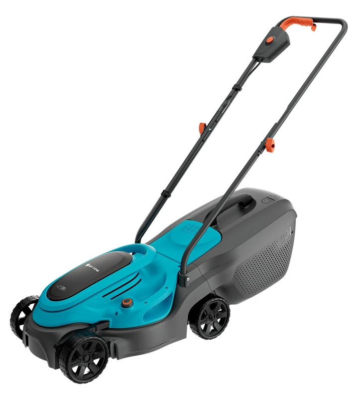 GARDENA EasyMax+ Cordless Lawnmower 32/18V P4A Ready-to-Use Set, Mower up to 200 m², 32 cm Cutting Width, 30 L Catch, Includes 18 V Battery and Quick Charger (14634-60)