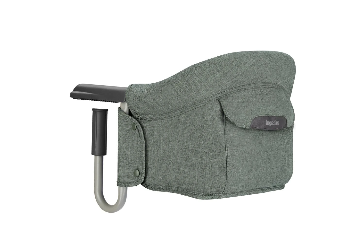 Inglesina Fast Folding Table Seat, Dark Green (Pine Green), Easy to Carry, Washable, Secure Attachment, Up to 15 kg, 35 x 27 x 42 cm