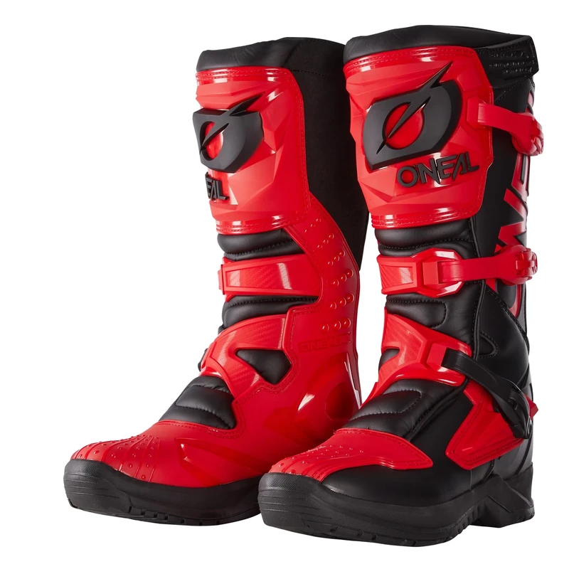 O'NEAL RSX Boots Black/Red/Size 12