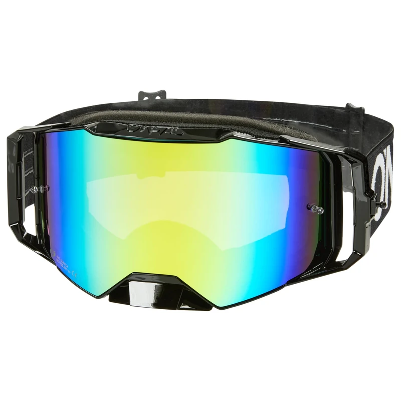 O'Neal B-55 Goggle Cram Black/White - Radium Gold - Image 1