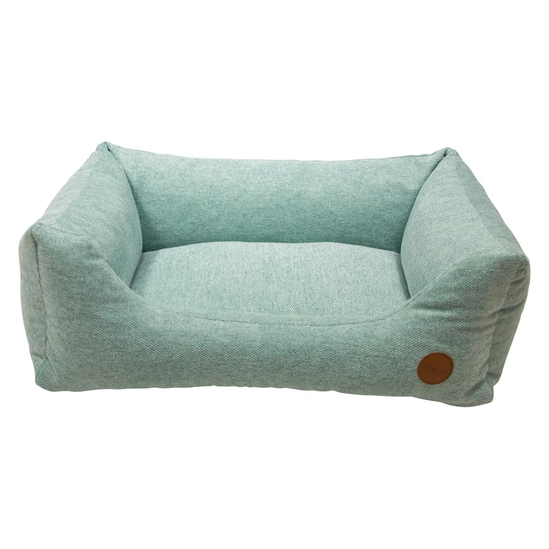 JACK AND VANILLA, Optimal Comfort Pet Sofa, Modern and Stylish Design, Removable and Washable Cover, Durable Materials, Ideal for Dogs and Cats, 80 x 60 cm, Mint
