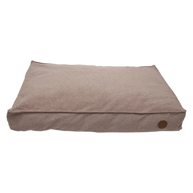 JACK AND VANILLA, Comfortable and Stylish Foam Dog Bed, Contemporary Design, Easy to Clean, Ideal for Medium Dogs, 80 x 60 x 15 cm, Pink, Timeless Hampton - Image 1