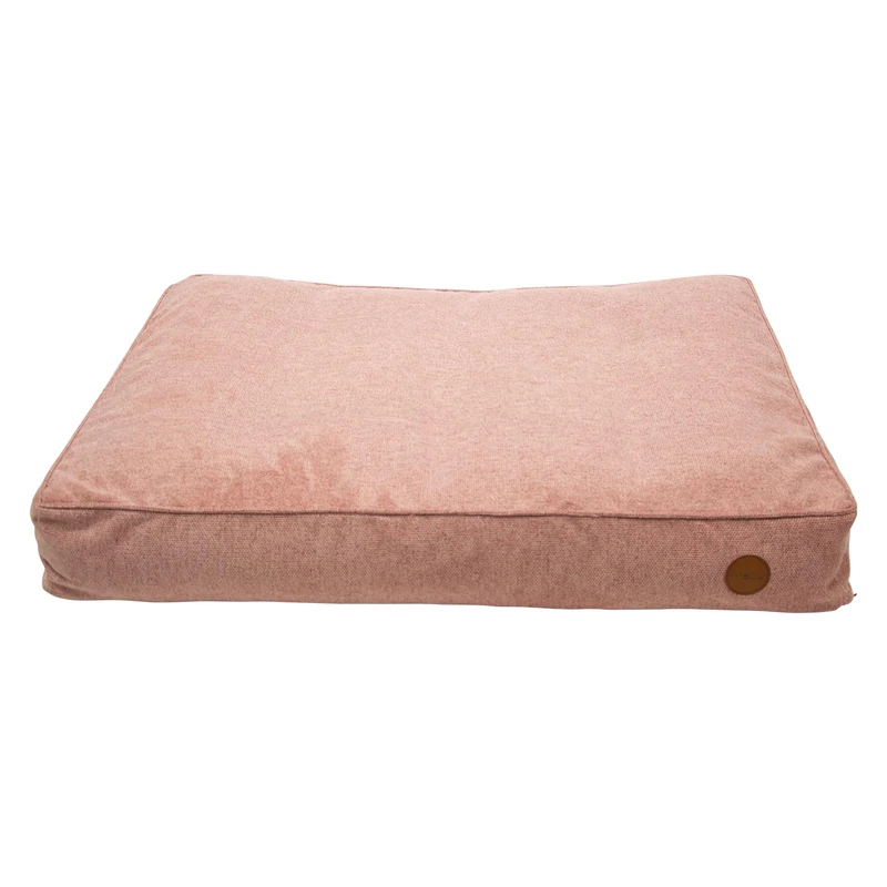 JACK AND VANILLA, Stylish and Comfortable Dog Bed, Modern Design, Removable and Washable Cover, Durable, Suitable for All Breeds, Size 100 x 70 cm, Pink, Timeless Riga