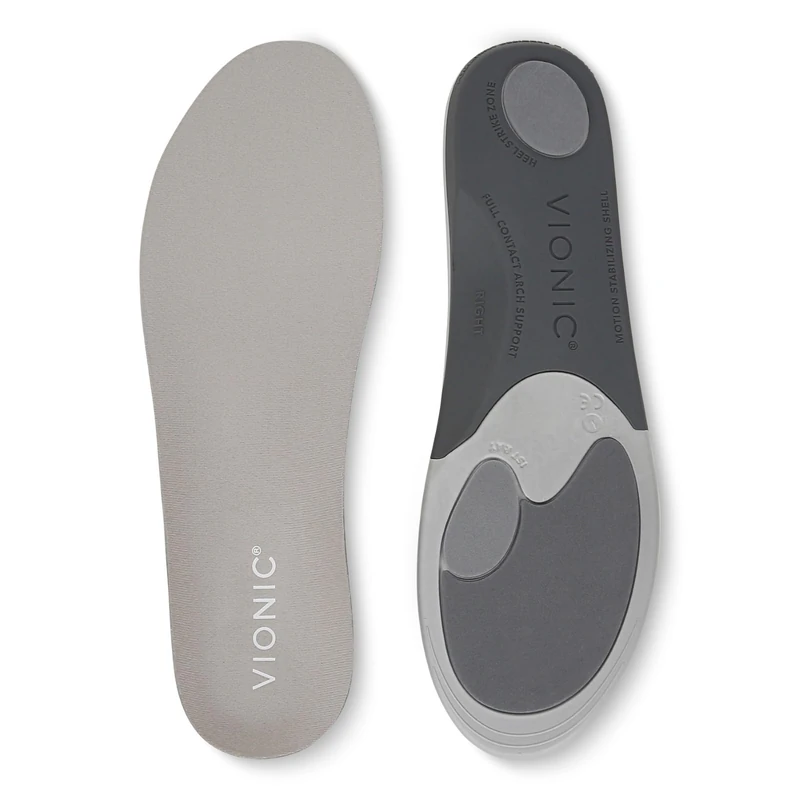 Vionic Active Unisex Orthotic Insole | Medium | VIO Motion Technology | Contoured Arch Support | Shock-Absorbing Cushioning | Plantar Fasciitis & Heel Pain Relief