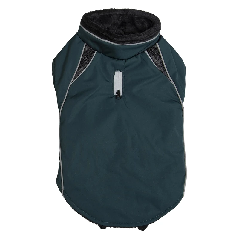 JACK AND VANILLA, Expedition Dog Jacket Waterproof Insulated Winter Jacket Elegant Tree Green Size SM 35cm