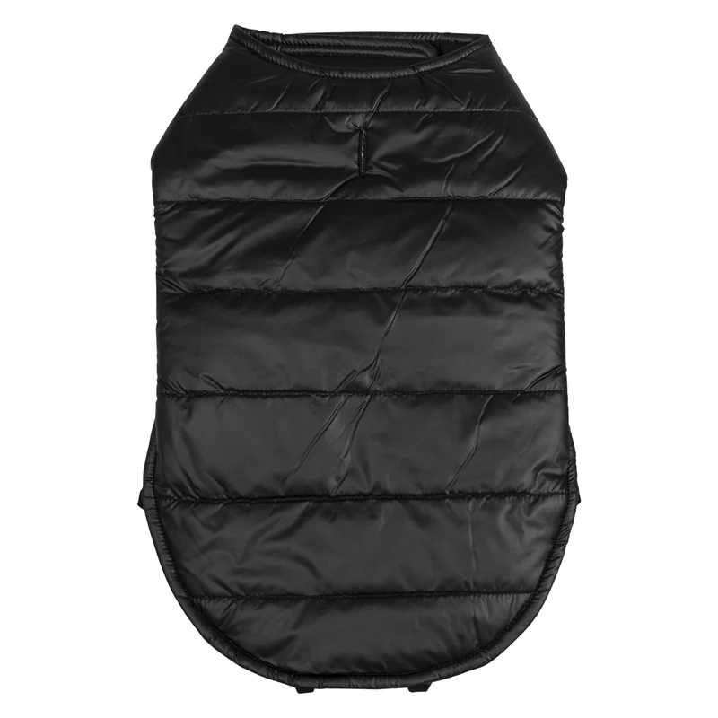 JACK AND VANILLA, Black Winter Jacket for Dogs, Thermal Insulation, Ergonomic Design, Practical Pockets, Optimal Comfort, Ideal for Outdoor Activities, L, Black, Expedition Model