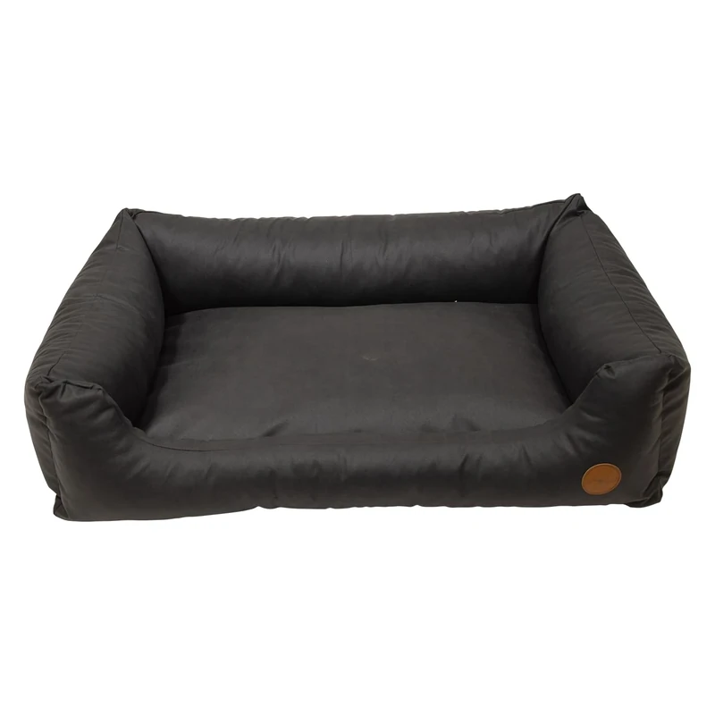 JACK AND VANILLA, Optimal Comfort Sofa for Dogs and Cats, Elegant Design, Durable Materials, Easy to Care, Dimensions 100 x 70 cm, Colour: Black