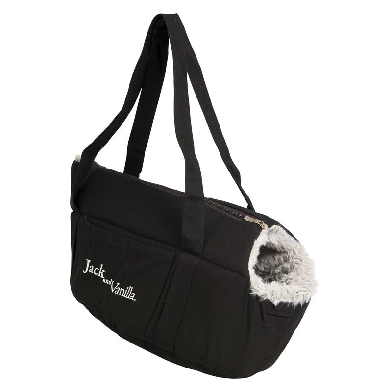 JACK AND VANILLA, Ergonomic Pet Carrier Bag, Waterproof, Secure and Modern, Ideal for Travelling and Walking, Size M 50 x 45 cm, Attractive Colour, Shell Model