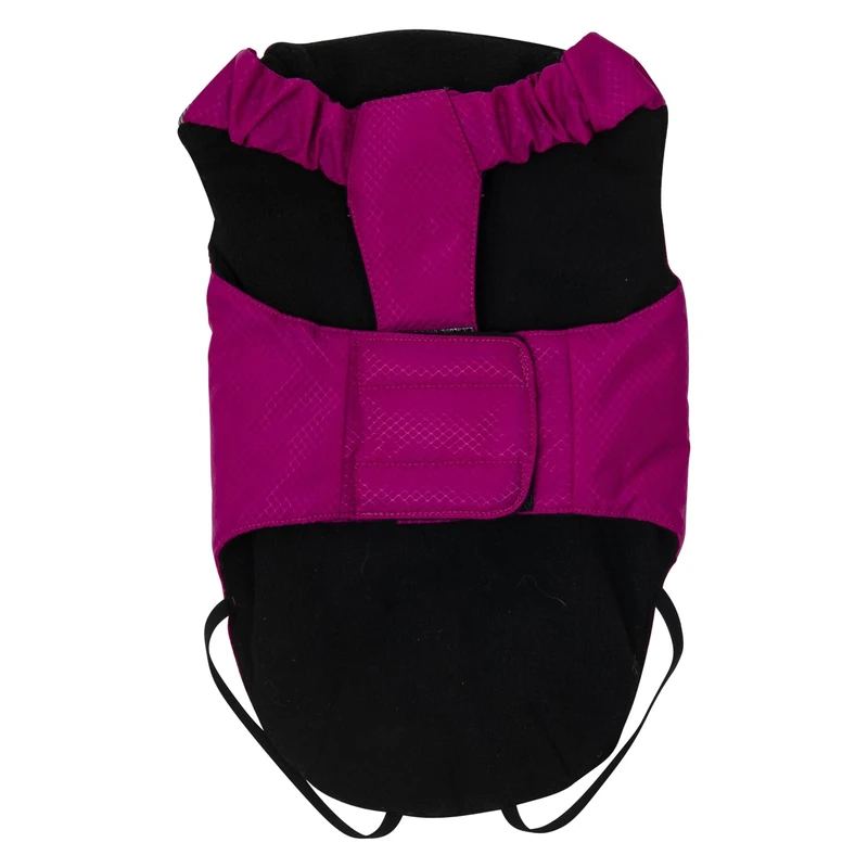 JACK AND VANILLA, Waterproof Dog Coat, Windproof, Easy to Care, for Size M-L, Length 45 cm, Fuchsia