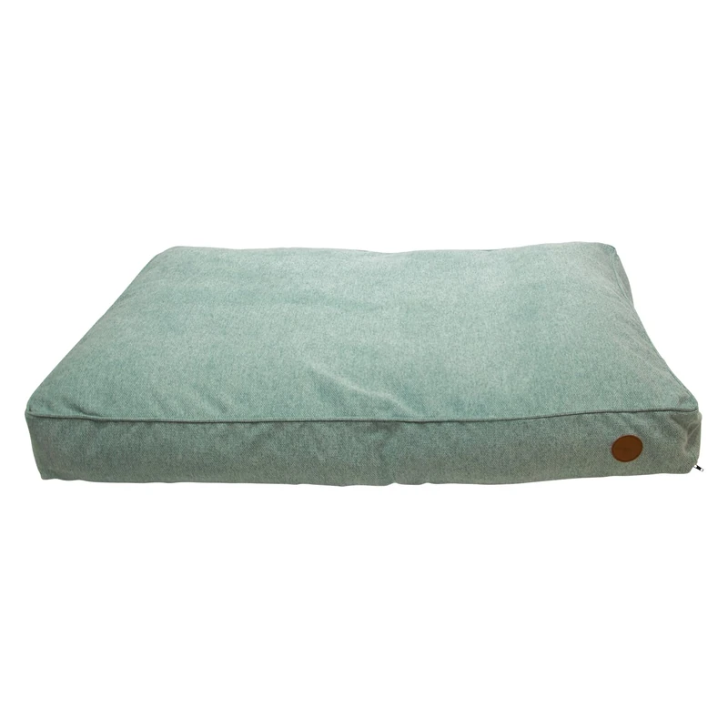 JACK AND VANILLA, Stylish Mint Dog Bed, Modern and Clean Design, Optimal Comfort for Large Dogs, Removable and Washable Cover, 120 x 80 cm, Timeless Riga Model