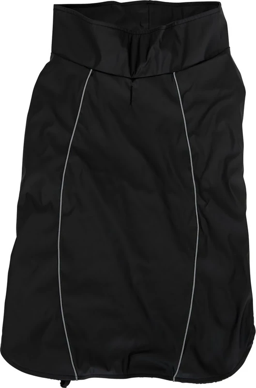 JACK AND VANILLA, Fisherman Waterproof Dog Jacket, Comfortable Fit, Ideal for Outdoor Activities, Practical Pockets, XXL, Length 70 cm, Black