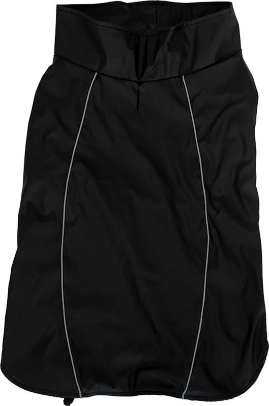 JACK AND VANILLA, Fisherman Waterproof Dog Jacket, Loose-Fit with Practical Pockets, Ideal for Outdoor Activities, XL, Length 60 cm, Black