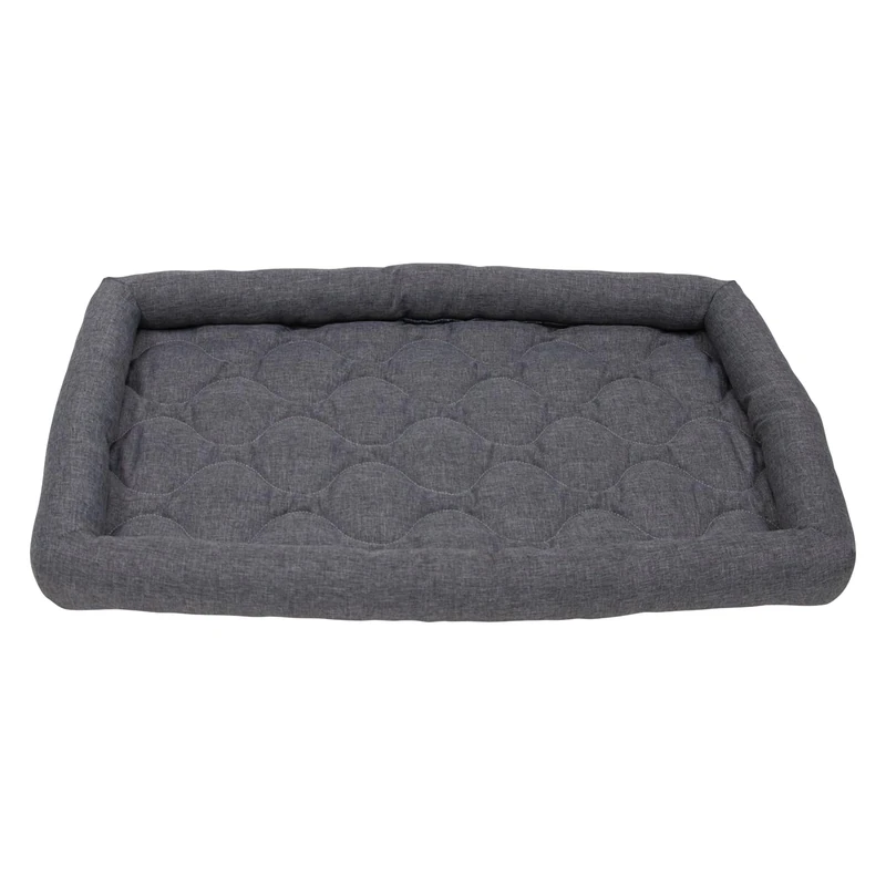 JACK AND VANILLA, Waterproof Pet Mattress, Optimal Comfort, Modern Design, Easy to Care, Size 119 x 73 cm, Light Grey, for All Breeds - Image 1