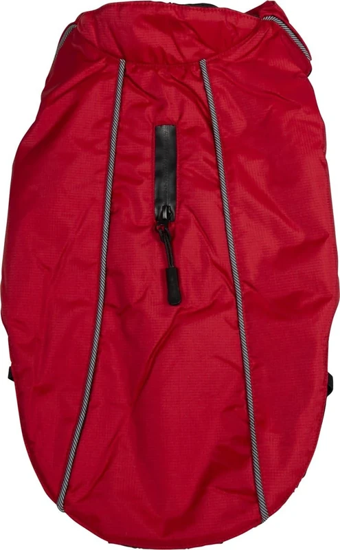 JACK AND VANILLA, Red Outdoor Jacket, Thermal Insulation, Water Resistant, Ergonomic Design, Convenient Pockets, Ideal for Hiking, Size ML, Red, Expedition