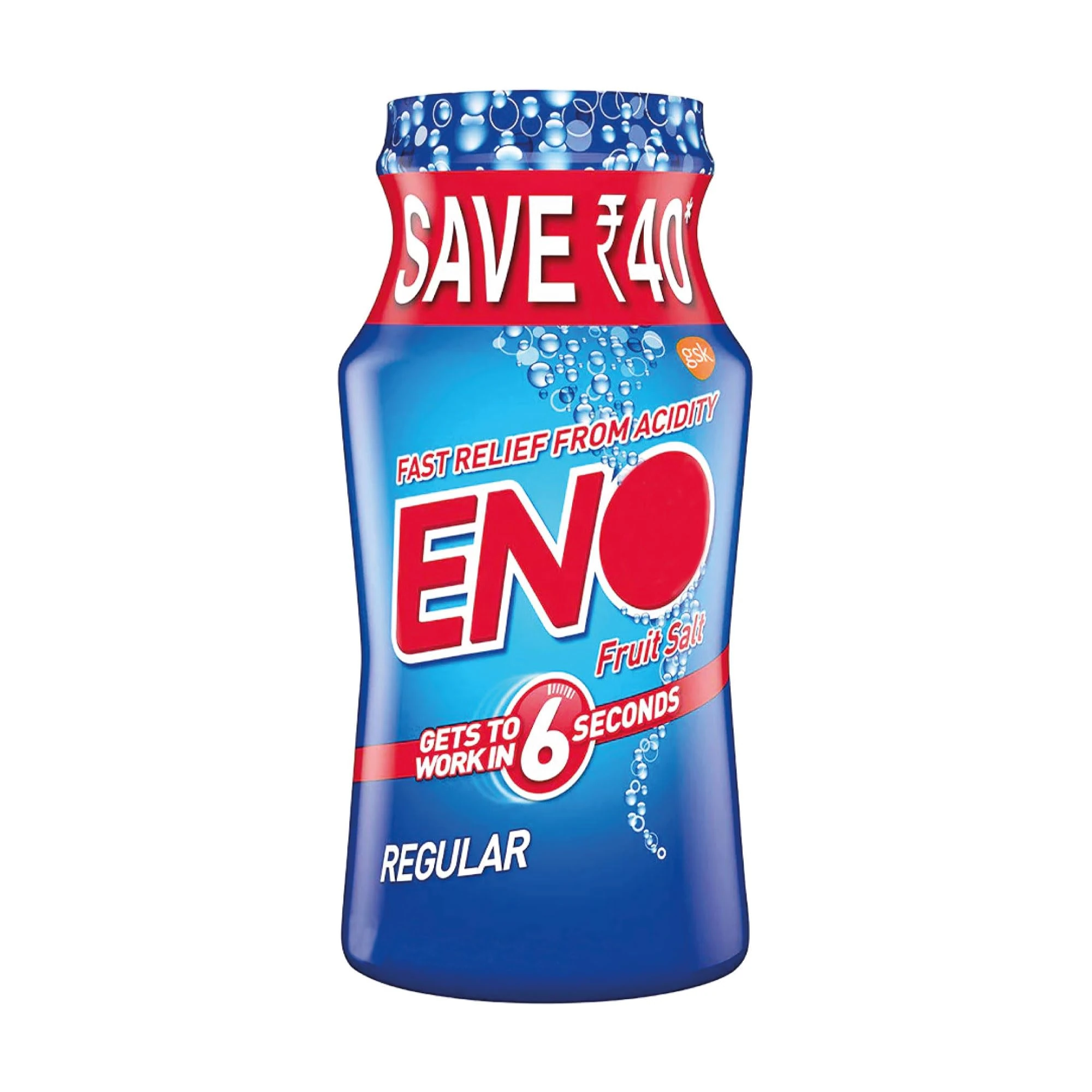 Regular Fruit Salt 100g | Rapid Relief for Indigestion, Heartburn & Acid Reflux | Trusted Effervescent Antacid | Portable & Convenient | Trusted by Generations | Quick-Relief Formula