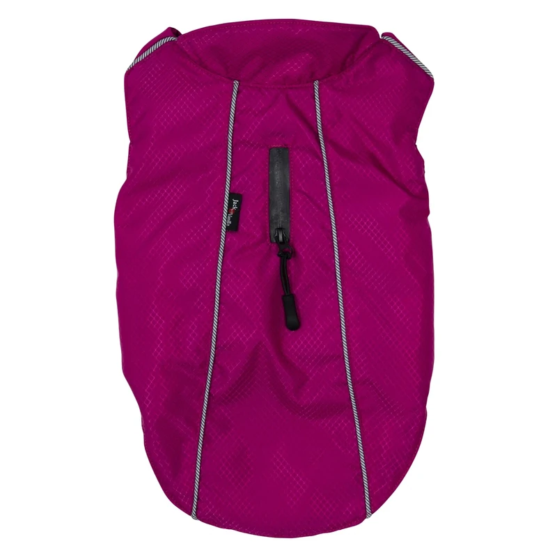 JACK AND VANILLA, Expedition Dog Coat Bright Fuchsia Comfortable and Weatherproof, Ideal for Walks, Size M 40 cm
