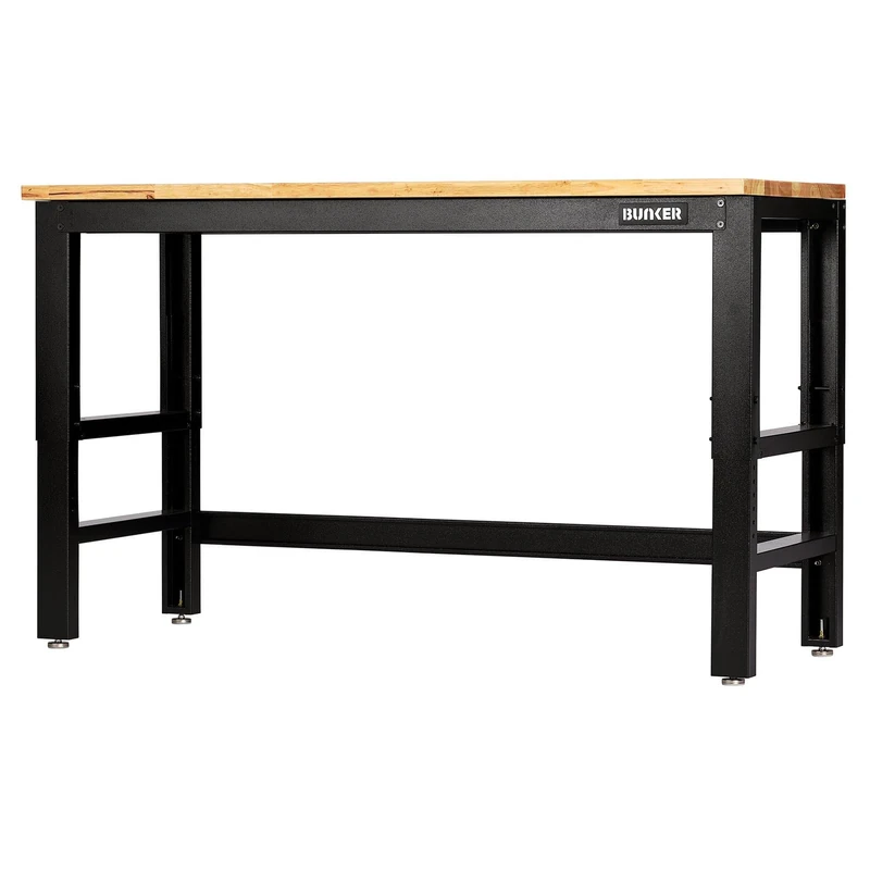 BUNKER 28089 Workbench with Hardwood Worktop, 1550mm