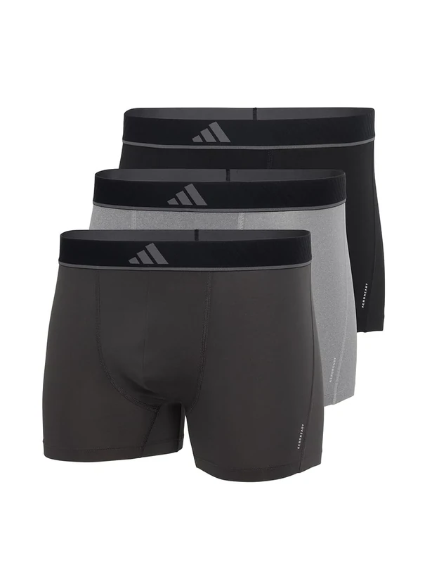 adidas Men's Men's Underwear Boxer Shorts Pack of 3 - Trunks (3 Pack) - Active Micro Flex Eco Underwear, 907 Assorted 2, S