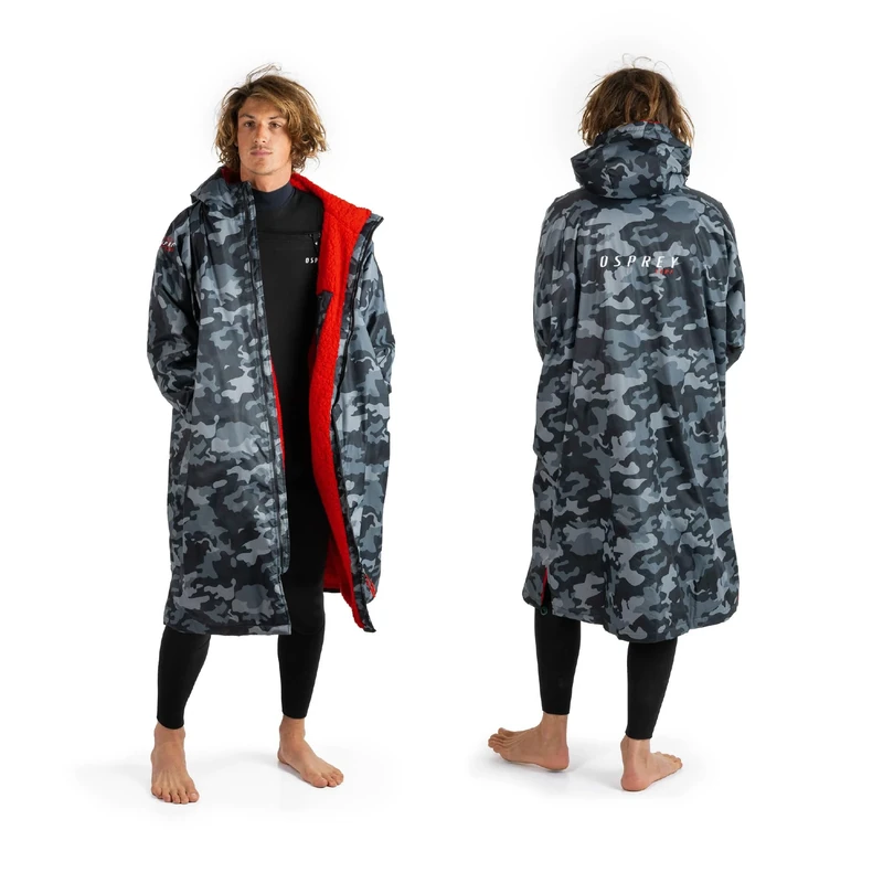 Osprey Changing Robe for Kids and Adults, Waterproof Changing Robe, Swimming and Beach, Unisex, Camo S