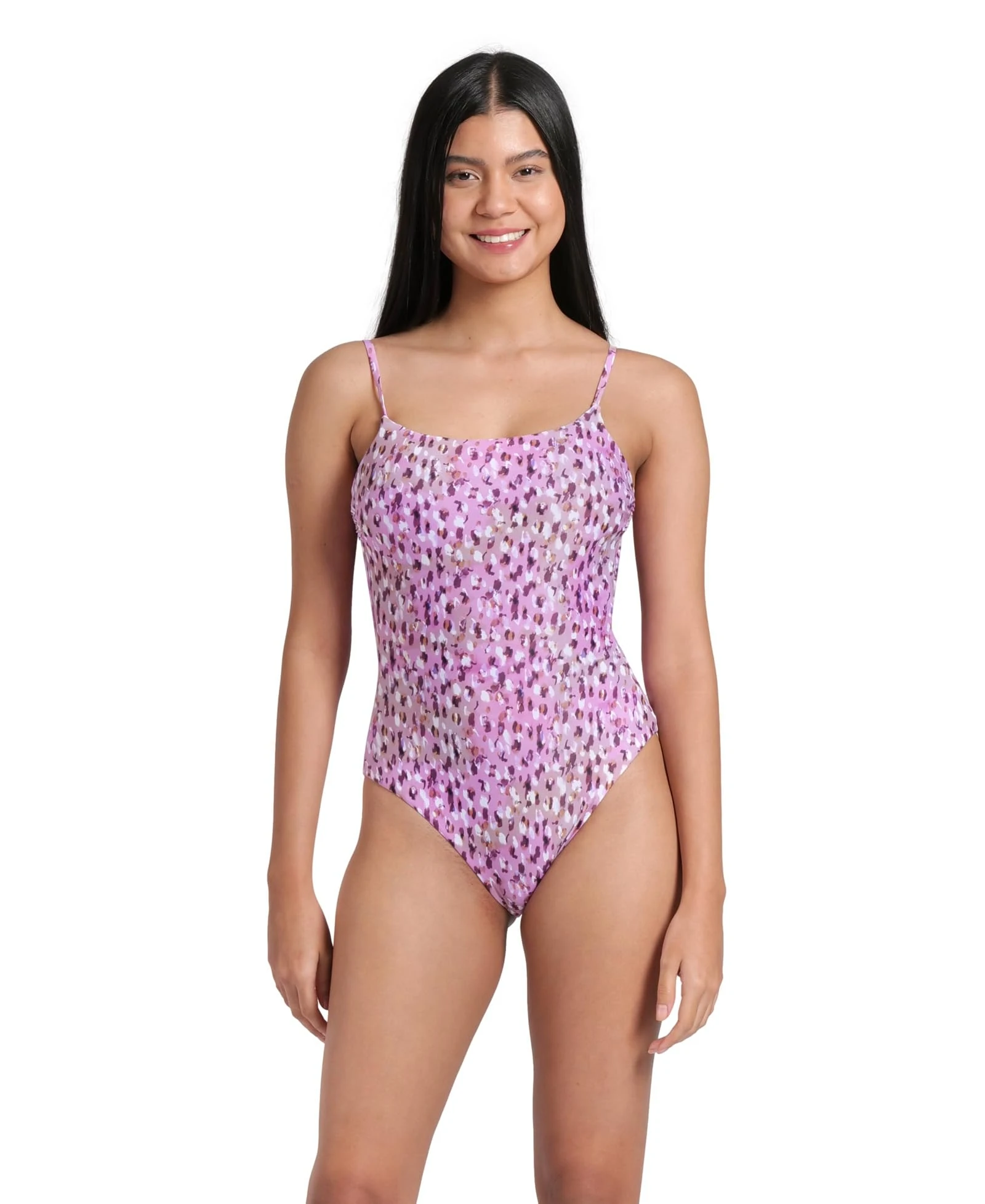 ARENA Water Prints Women's One Piece Swimsuit, Quick Drying Recycled Stretch Fabric Swimsuit, Women's Beach and Pool Costume, Lined Fabric Women's Swimsuit with Removable Cups