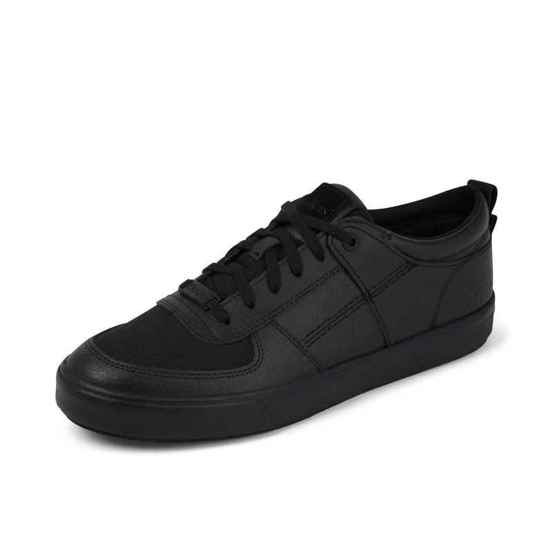 Kickers Men's Tovni Lo Mix Mesh Text Shoes, Black, 6 UK